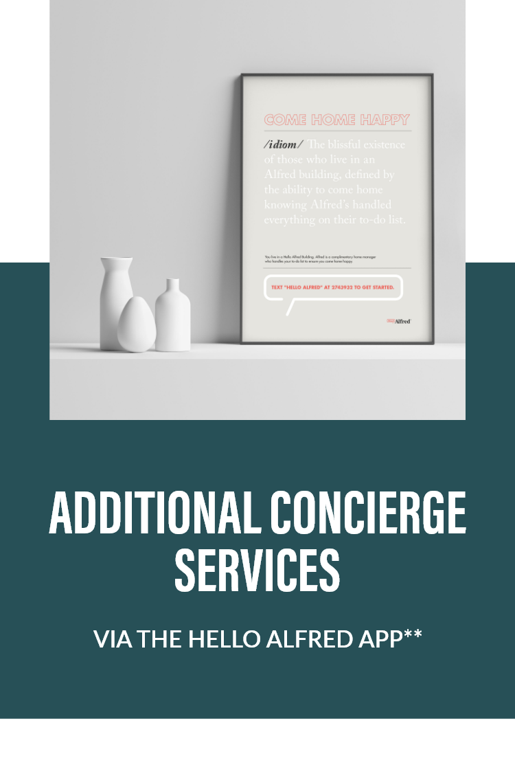ADDITIONAL CONCIERGE SERVICES